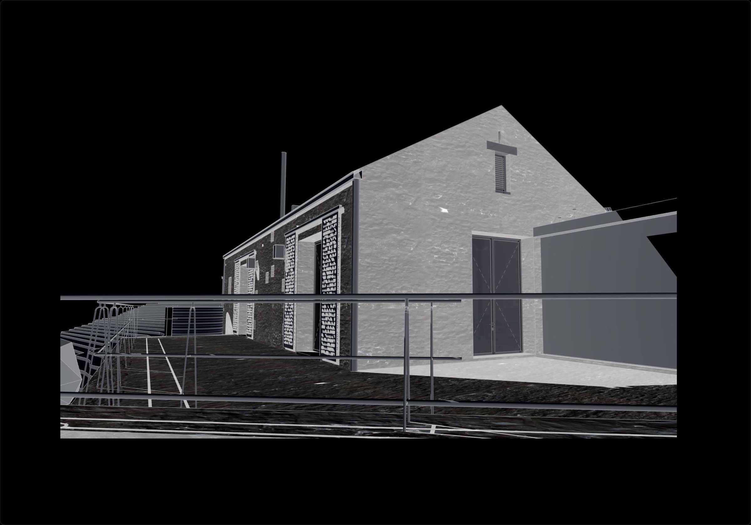 Piet se Pad — stoep and courtyard view, Montagu West